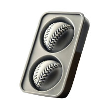 Forma okrągła na kule lodowe 3D w kształcie baseballu, 6 gniazd