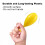 Mini Neon Maracas lapsille 4 tuumaa 24 kpl 6
