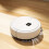 Mini aspirador robô com função de varrer e passar pano, branco, 1200Pa 4