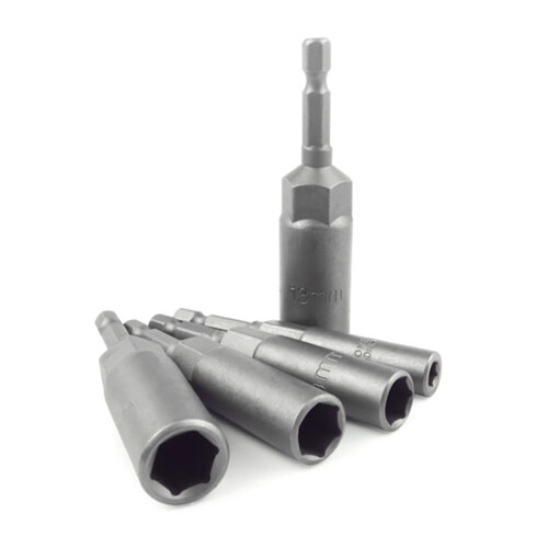 Set de biți magnetice pentru șurubelnițe cu piulițe, hexagonal, 5,5-19 mm 2