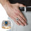 Men's Square Faux Sapphire Rhinestone Ring 2