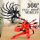 Spindelrobot-actionfigur, 13,5 cm montering krävs 3