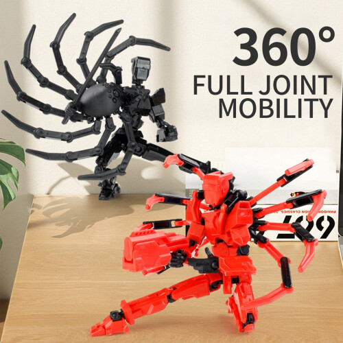 Spindelrobot-actionfigur, 13,5 cm montering krävs 2
