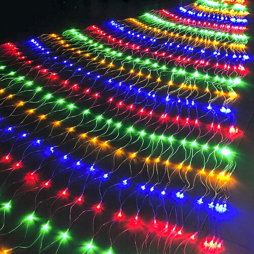 Αδιάβροχες λάμπες LED με δίχτυ 5x5 πόδια, 96 LED, 8 λειτουργίες