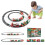Mini Christmas Train Set Electric with 4 Carriages and 5