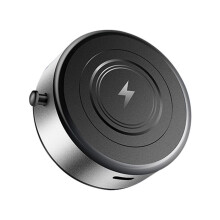 Supporto per Telefono Cellulare Intelligente con Ricarica Wireless da 15 W, Assorbimento Magnetico A Vuoto, per Auto, Ricarica Wireless Rapida,