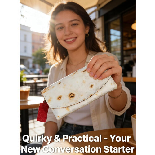 Δερμάτινη θήκη καρτών σε ουδέτερο χρώμα Burrito 2