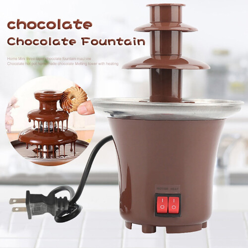 Electric Chocolate Fountain Machine 3-Tier 1