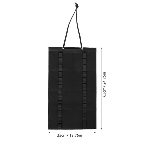 Black portable drumstick holder with felt cushion 1