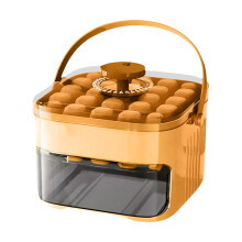 Portable Ice Press Maker with Storage Bin and Easy-Release