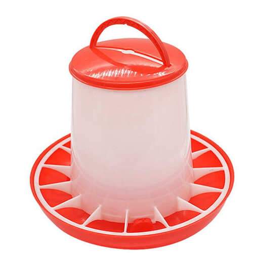 Set hrănitor și adăpător pentru pui, suspendat, 18 cm