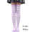 Halloween Socks Over-Knee Striped Compression Stockings 1 2