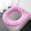 Waschbarer, gestrickter Toilettensitzbezug (1 Stück) 1