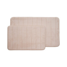Maty łazienkowe z pianki memory Coral Velvet, 2 sztuki
