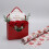 Valentinsbriefumschlag-Box mit romantischem Blumendesign, 4 Stück 6