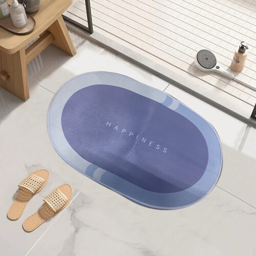 Water Absorbent Non-Slip Bathroom Floor Mat 1 Pack 2