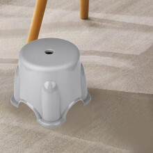 Tabouret escabeau en plastique avec surface antidérapante 21 x 21 x 15 cm