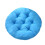 Round floor pillow cushion solid thick tufted 1 piece 2