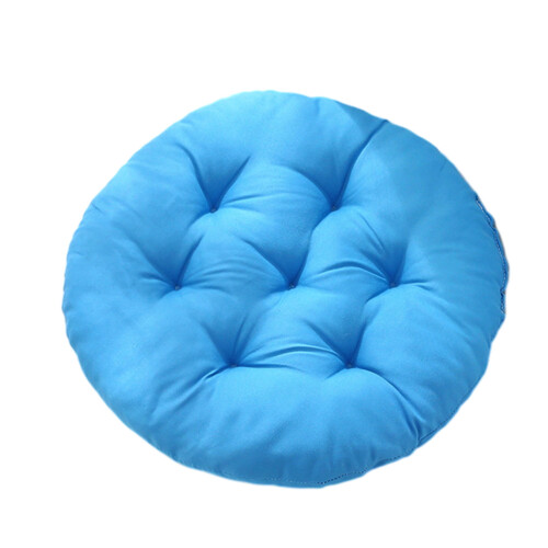 Round floor pillow cushion solid thick tufted 1 piece 1