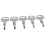 Ignition Key T800 for TCM Loader Heavy Equipment 5 Pack 1