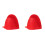 Gants de cuisine en silicone rouge (2 pièces) 2