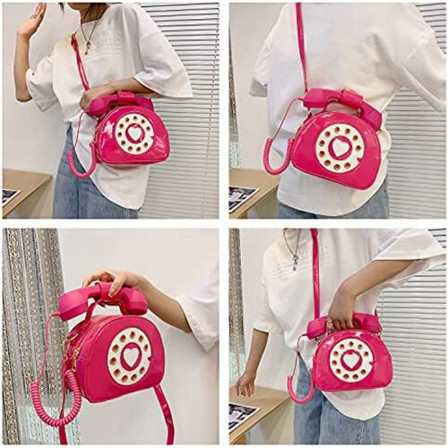 Γυναικεία τσάντα tote crossbody σε σχήμα τηλεφώνου 2