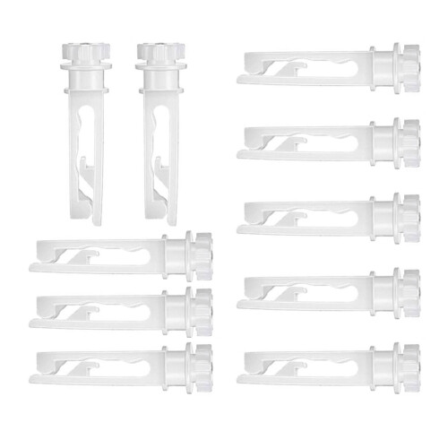 Ensemble de 10 pièces de rechange blanches pour tige de store vertical