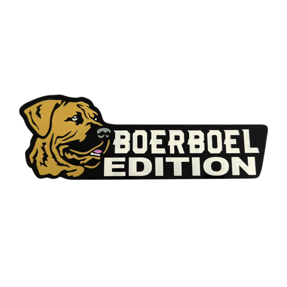 Dog Car Badge Laser-Cut Vehicle Emblem 1 Piece 937196834082
