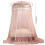 Mädchen-Betthimmel mit runder Spitzenkuppel, rosa 3