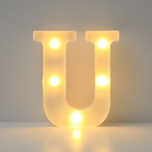 AuroraX LED-Leuchtbuchstabe U (1 Stück)