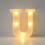 AuroraX LED-Leuchtbuchstabe U (1 Stück) 1