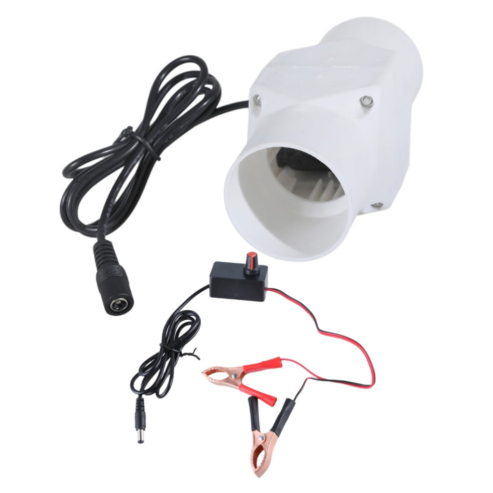 12V Exhaust Fan Quiet Inline Duct Fan For Bathroom Kitchen 937196834440