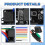 Digital Adjustable Thermostat Radiator Fan Temperature Controller -0444 4