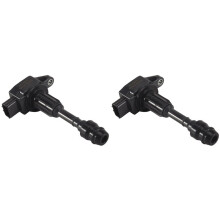 2X Ignition Coil 22448-AX001 for HR15DE for TIida Sunny Almera Bluebird 1.5L Micra K12