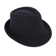Κλασικό Unisex Καπέλο Fedora Μαύρο 58εκ.