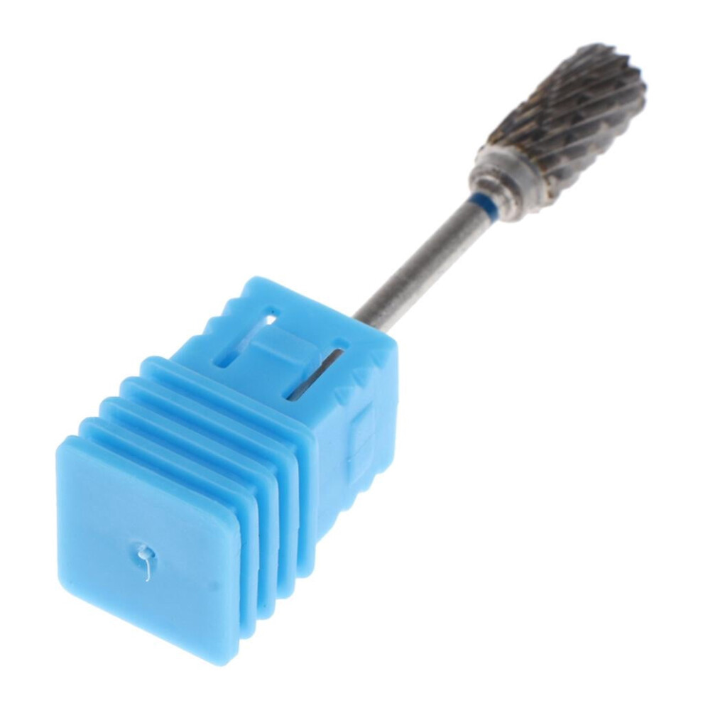 Manicure sanding bit for nail polishing and cuticle removal
