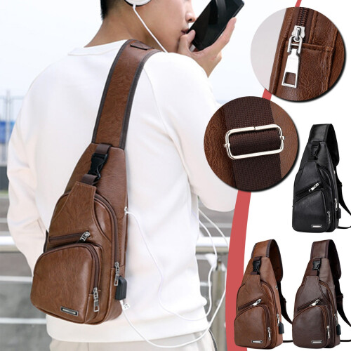 Sling Bag Crossbody Mavetaske Khaki One Size