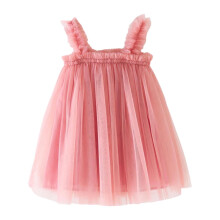 Girls floral sleeveless tulle party dress for 5-6 years