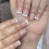 French Tip Artificial Nails Short Square Glossy 24 Pcs 1