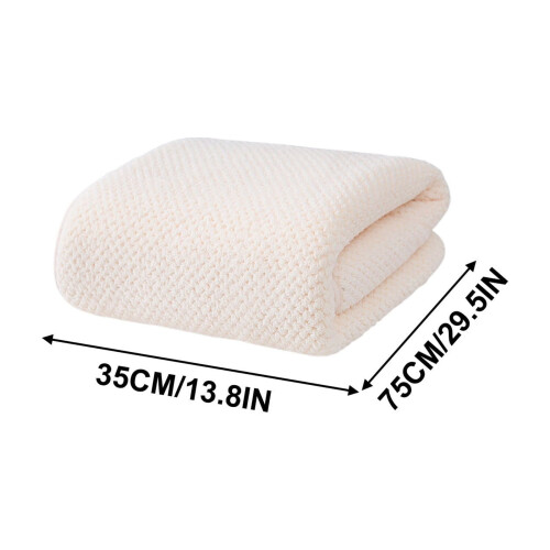 Serviette polaire blanche 30 x 14 pouces 1