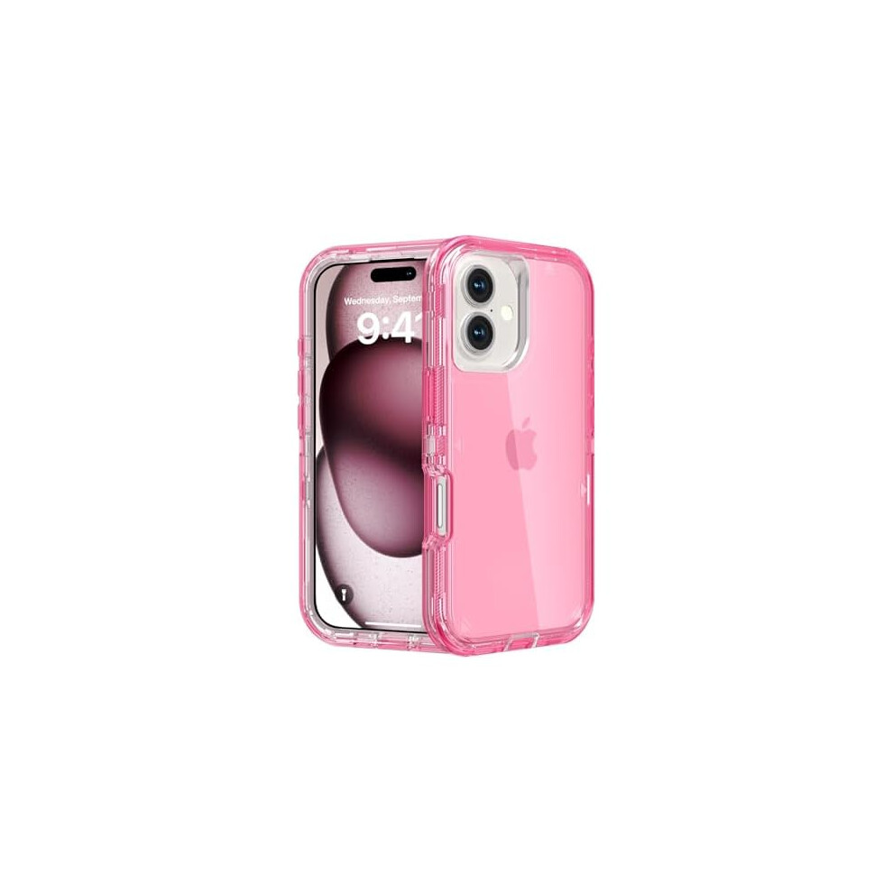 Iphone 16 Case Heavy Duty Dual-Layer Transparent 6.1 Inch 937196822188
