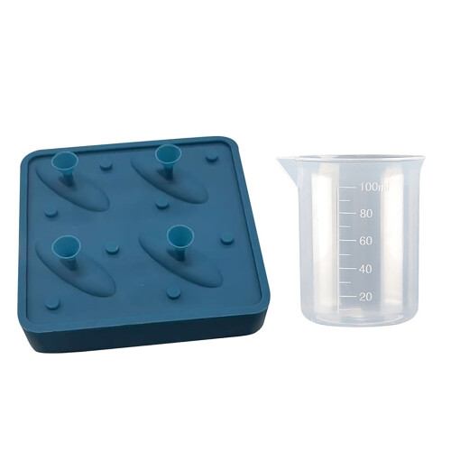 Silikonisform för hemmabruk i bar och frys 8x8cm
