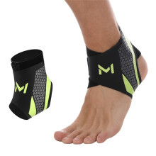 Cavigliera leggera, a compressione, traspirante, colore verde.