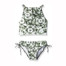 Girls' halter tankini swimwear set 2-piece for age 10