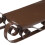 Mini sleigh tabletop decoration light brown 1 set 2