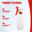 500Mlx5 Packs Plastic Trigger Spray Bottles 16 Oz Foaming Cleaning Commercial Sprayers 5