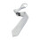 Men's Solid Color Skinny Necktie with Zipper Closure 1