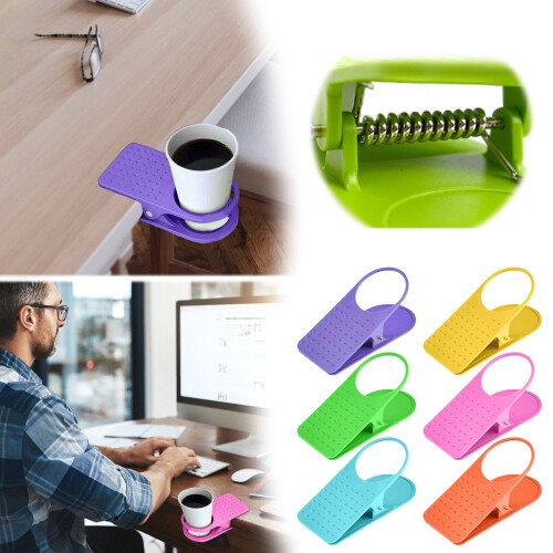 Suporte de mesa com clipe para garrafas e canecas, 1 peça