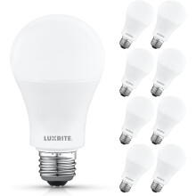 Ampoules A19 Blanc naturel 3500K 1500LM Culot E26 (lot de 8)