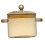 Casserole en verre transparent marron avec couvercle, 1300 ml 1